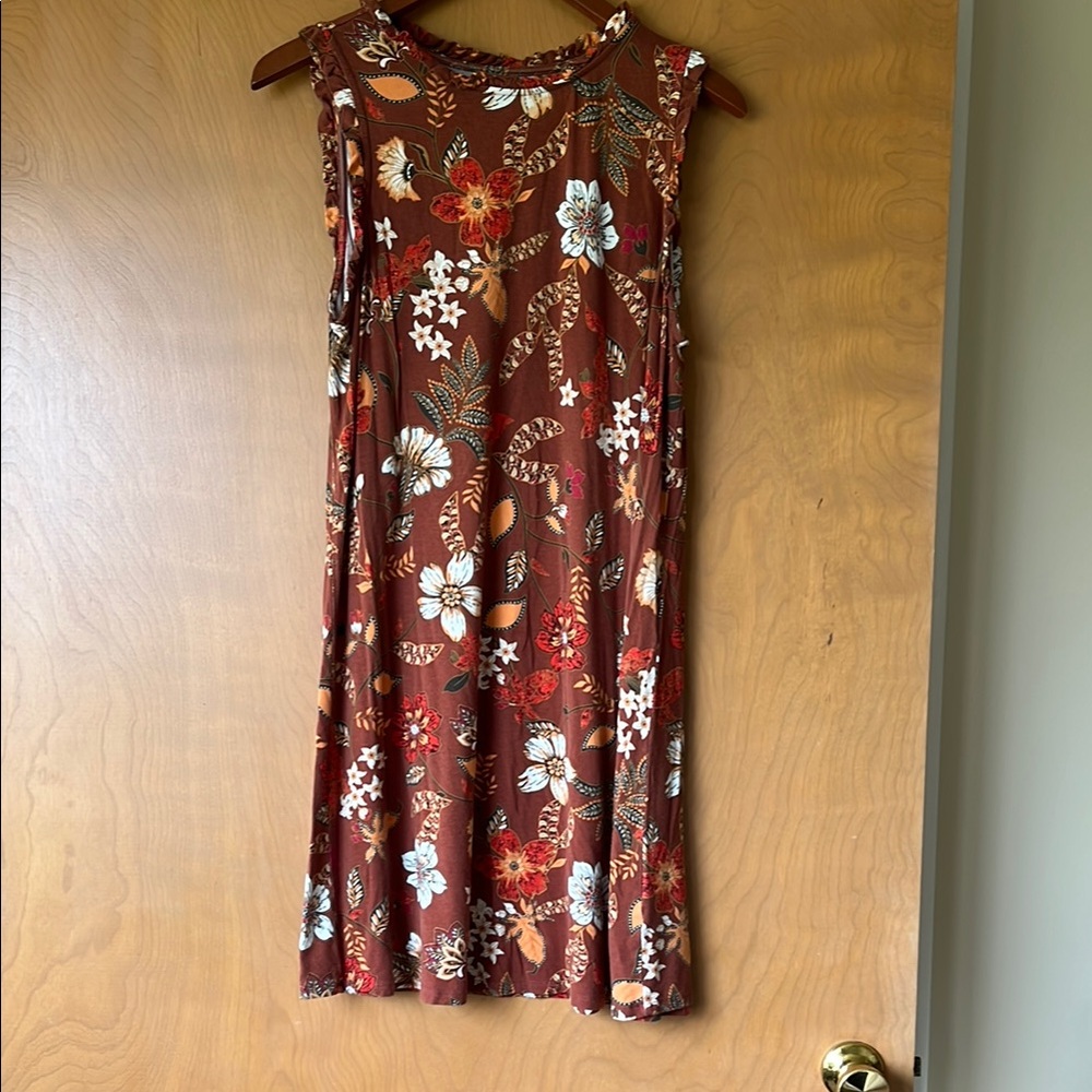 Maurices Cream Sundress Sleeveless Midi